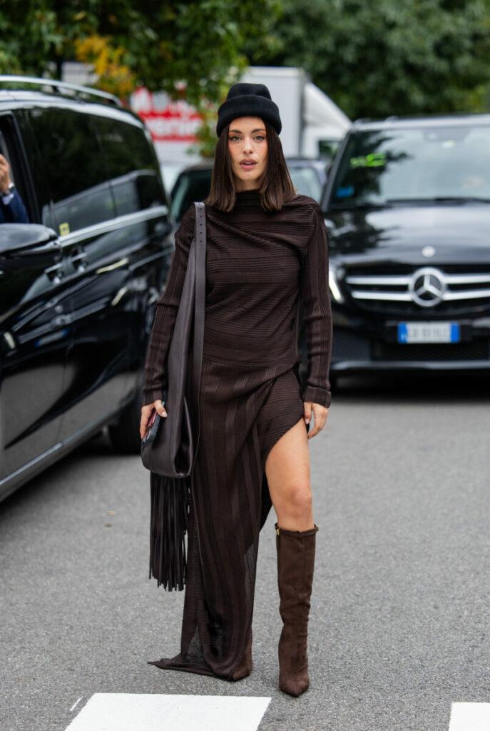 semišové topánky k šatám